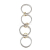 Brass Micro Pave Cubic Zirconia Plain Band Finger Rings for Women RJEW-P160-01H-P01-5