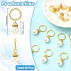 15Pcs Acrylic Pearl Pendants PALLOY-YW00225-2