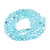 Transparent Glass Beads Strands EGLA-N021-4mm-08-2