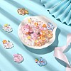 25Pcs 5 Styles Translucent Resin Pendants RESI-CJ0003-07-5