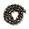 Natural Dragon Blood Beads Strands G-G146-A28-01-3