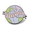 The Earth with Word Adventure Enamel Pin JEWB-H010-01EB-01-1