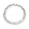 304 Stainless Steel Number 9 Link Chain Bracelets SA-CBA2696-12P-4