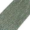 Electroplate Glass Beads Strands GL-CBAA615-01K-1