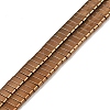 Electroplated Non-magnetic Synthetic Hematite Beads Strands G-G089-A02-11-1