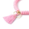Handmade Polymer Clay Beads Stretch Bracelets Sets BJEW-JB06427-04-5