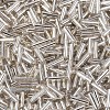 Transparent Colours Pearl Luster Plated Glass Bugle Beads SEED-K001-F07-1-3