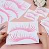8 Pairs 2 Styles Eyelash Shape Waterproof PVC Picture Stickers DIY-HY0003-05A-3