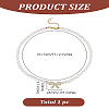 1Pc Alloy Crystal Rhinestone Bowknot Pendant Necklaces NJEW-LP0001-59-2