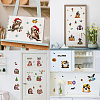8 Sheets 8 Styles PVC Waterproof Wall Stickers DIY-WH0345-247-6