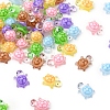 60Pcs 6 Colors Luminous Resin Cabochons RESI-FS0001-95-2