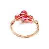 Glass Finger Rings RJEW-JR00925-01-5