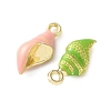 Alloy Enamel Pendants AL-CBA3844-02A-G-2