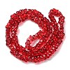 Transparent Glass Beads Strands GL-CBAAE04-01F-4