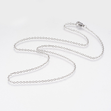 304 Stainless Steel Necklaces NJEW-I208-01P