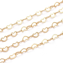 Brass Heart Link Chains CHC-G005-27G