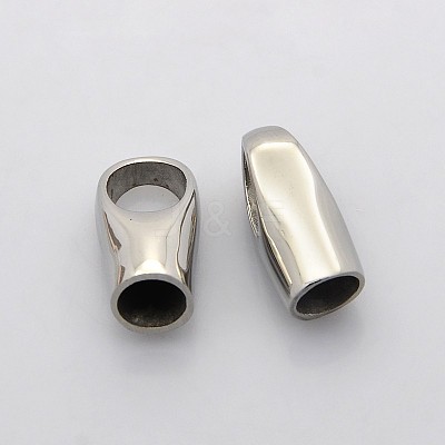 Tarnish Resistant 304 Stainless Steel Cord Ends STAS-N034-10-1