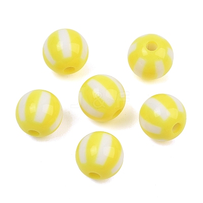 Opaque Acrylic Beads OACR-D314-07L-1