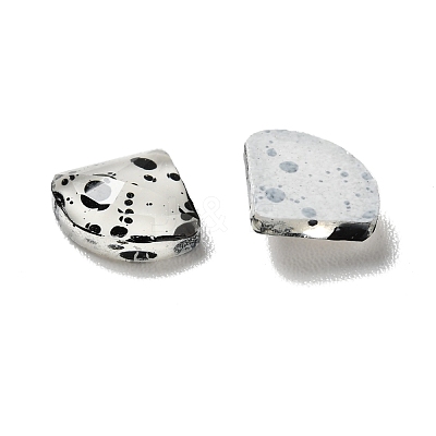 Spot Pattern Resin Cabochons MRMJ-G015-07-1