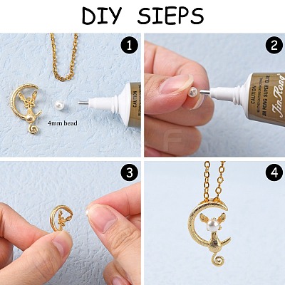 Brass Screw Eye Peg Bails Pendants KK-T062-105G-NF-1