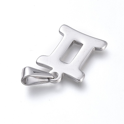 Non-Tarnish 304 Stainless Steel Pendants STAS-L210-06K-P-01-1
