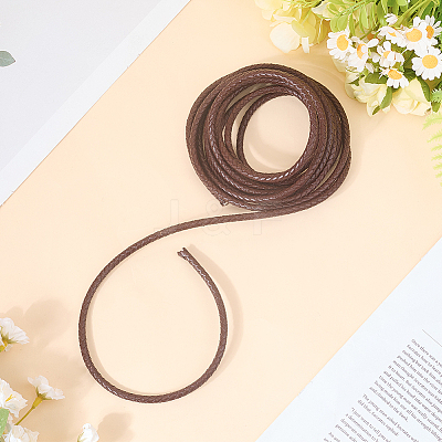 Braided Leather Cord with Core WL-CL0001-01B-1