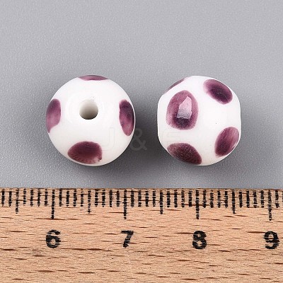 Handmade Porcelain Beads PORC-N009-04D-1