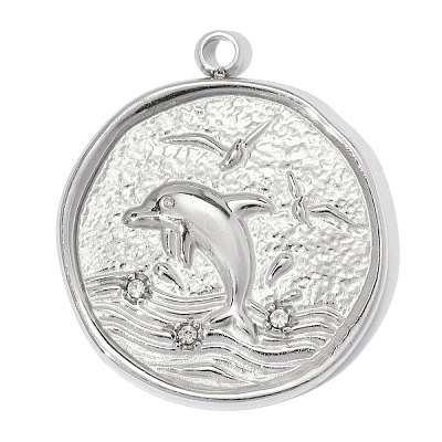 304 Stainless Steel Pendants SA-OY001-69P-1