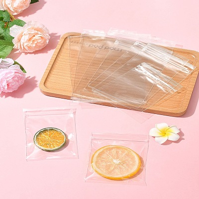 60Pcs 5 Styles Polypropylene Zip Top Bags OPP-FS0001-21-1