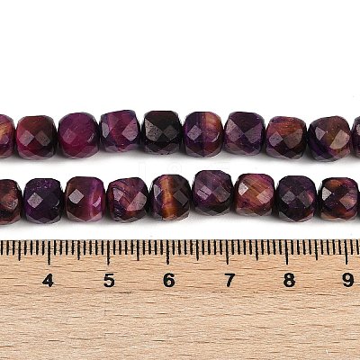 Natural Tiger Eye Dyed Beads Strands G-H028-A01-07-1
