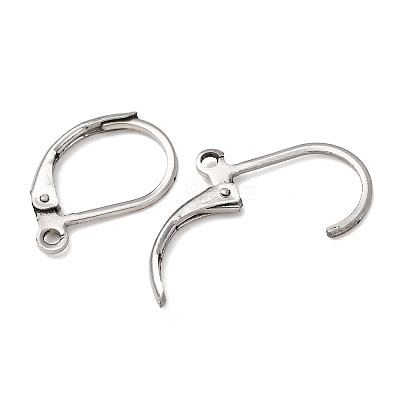 Tarnish Resistant 316L Surgical Stainless Steel Leverback Earring Findings STAS-E194-03P-1