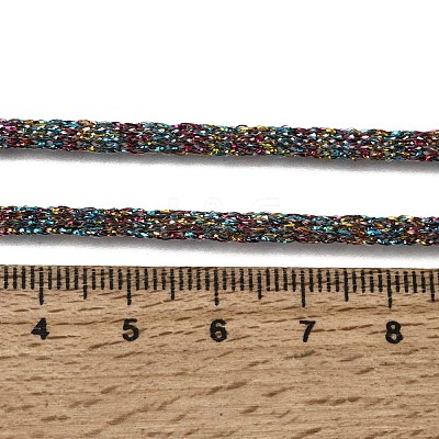 3.5MM Polyester Metallic Cord Braided Cord Necklace Making FB-CBAA152-01P-12-1