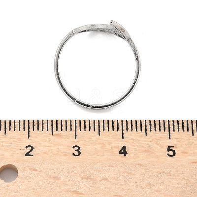 Non-Tarnish 304 Stainless Steel Adjustable Rings X-RJEW-K245-49P-1