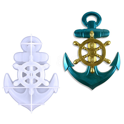 DIY Anchor Wall Decoration Silicone Molds DIY-A034-25C-1