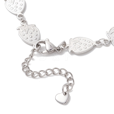 304 Stainless Steel Link Chains Bracelets BJEW-JB13023-02-1