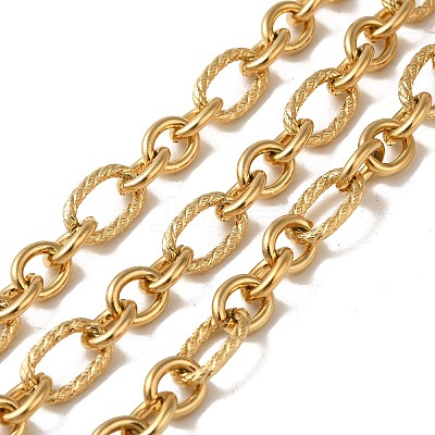 Ion Plating(IP) 304 Stainless Steel Oval Link Chains CHS-Q006-15G-1