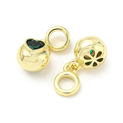 Brass with Cubic Zirconia Pendants FIND-Z023-20B-1