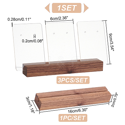 Acrylic Earring Display EDIS-GA0001-04-1
