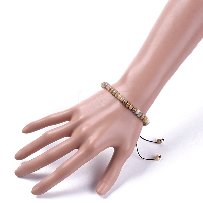 Braided Bead Bracelets BJEW-JB04913-01-1