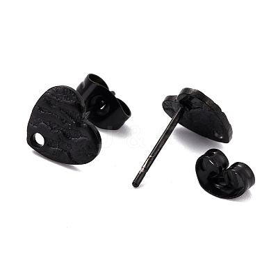 304 Stainless Steel Stud Earring Findings Ion Plating(IP) STAS-I183-05A-EB-1
