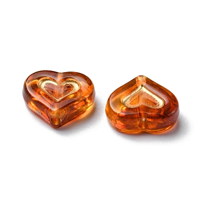 Imitation Amber Transparent Acrylic Beads X-MACR-D071-02D-1