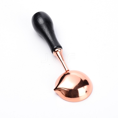 Brass Wax Sticks Melting Spoon AJEW-WH0182-25-1