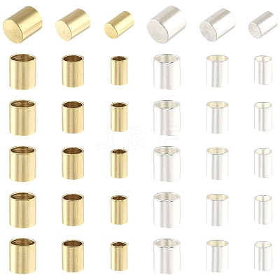 30Pcs 3 Styles 201 Stainless Steel Cord Ends STAS-YW0002-98-1