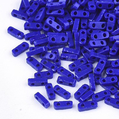 2-Hole Opaque Glass Seed Beads SEED-S023-21A-07-1