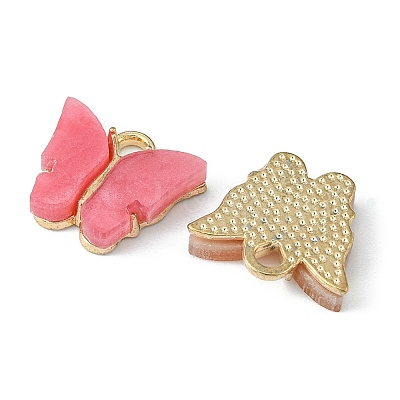 15Pcs Acrylic Charms MACR-YW0002-12KCG-1