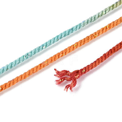 27M Segment Dyed Round Polyester Twisted Cords OCOR-N009-02A-23-1