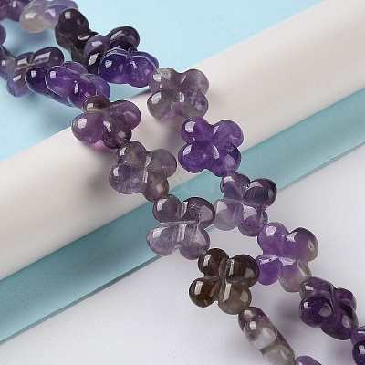 Natural Amethyst Beads Strands G-M418-D01-01-1