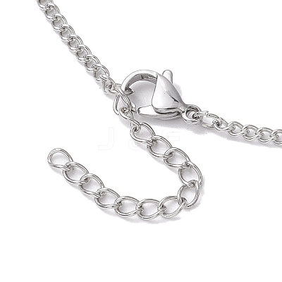 Non-Tarnish Stainless Steel Macrame Pouch Empty Stone Holder for Necklace Makings NJEW-JN04821-02-1