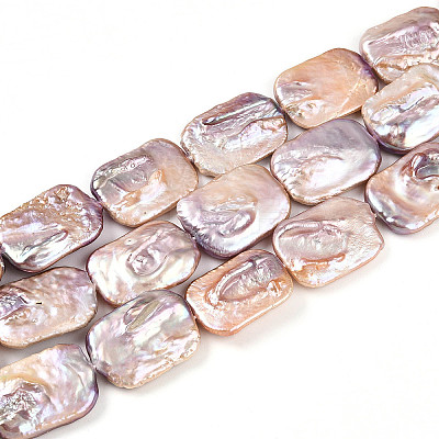 Baroque Natural Keshi Pearl Beads Strands PEAR-S020-D09-2A-1