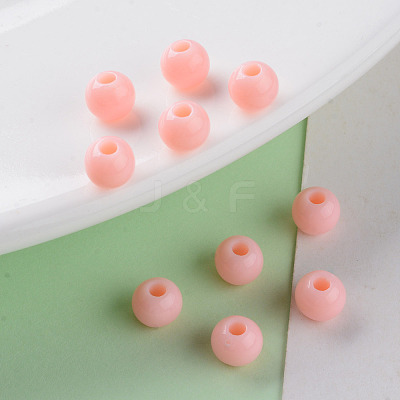 Opaque Acrylic Beads X-MACR-S370-C6mm-A12-1